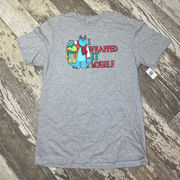 Disney Monsters Inc. “I wrapped it myself” Holiday T-shirt - Picture 1 of 3